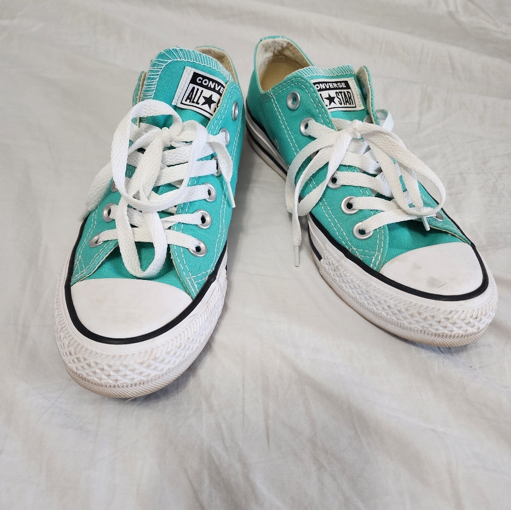 Converse turquoise women's size 7